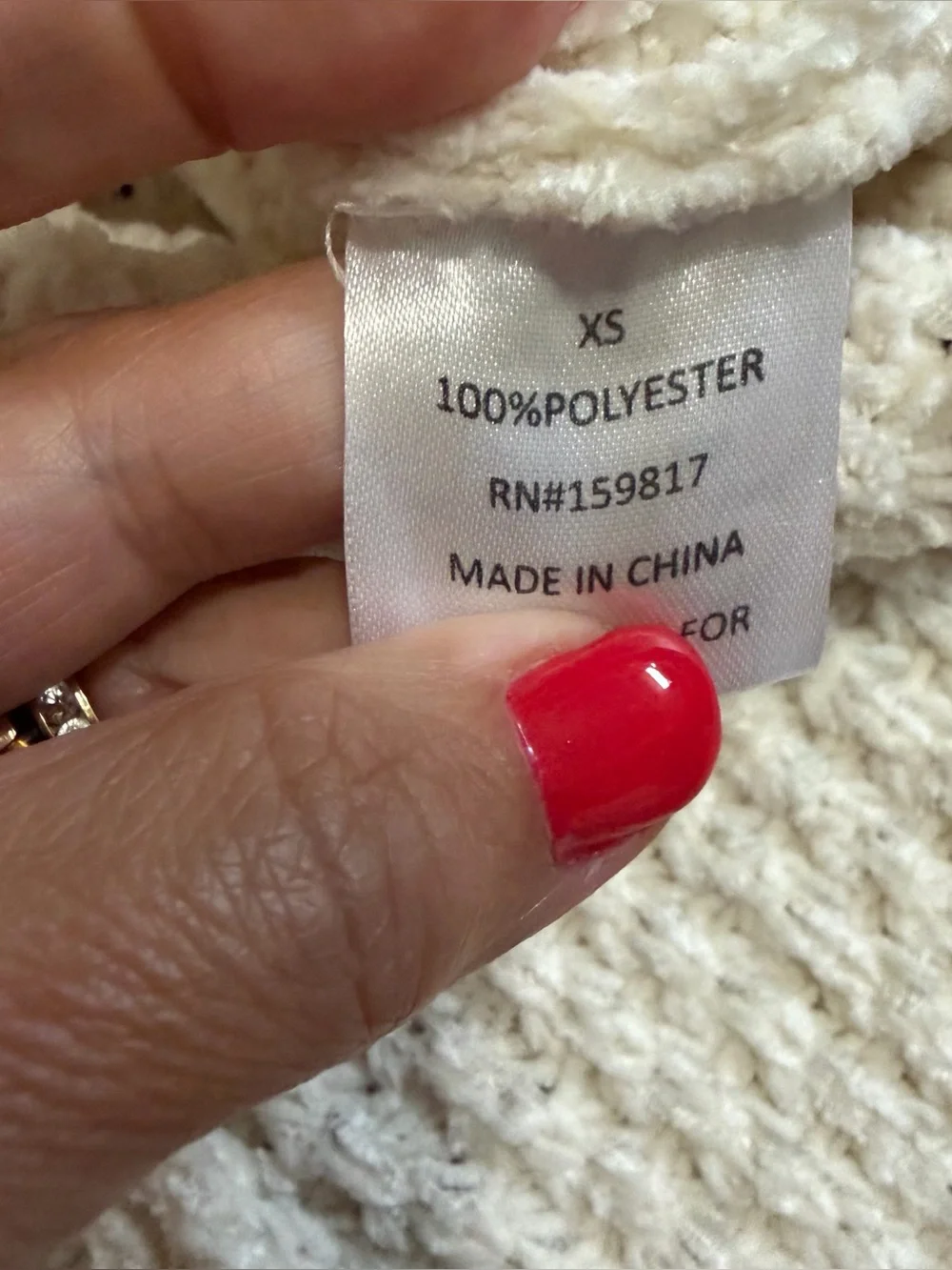 Altar'd State Cream V Neck Cable Knit Super Soft Sweater Size XS